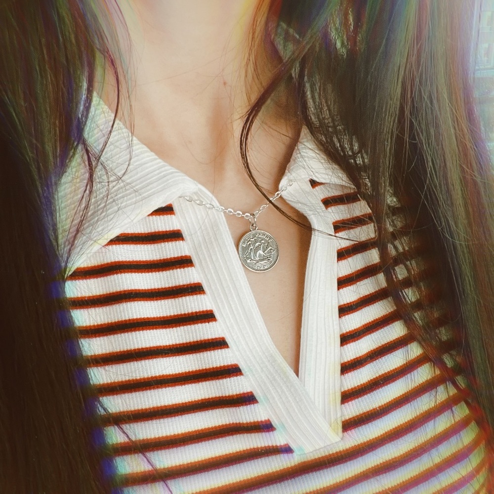 🔮Half Penny Antique Inspired Necklace